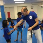 kids karate lesson