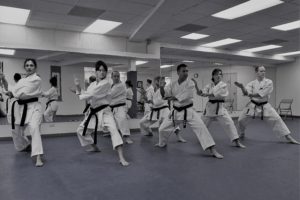 karate practice at TKCW