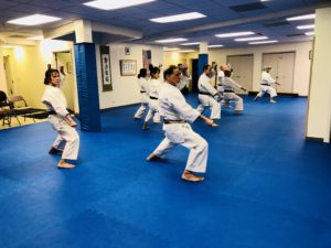karate training